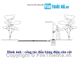 Bản vẽ chi tiết,bảng điện cửa cột,đấu bảng điện,chi tiết thi công